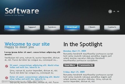 軟件產(chǎn)品網(wǎng)站模板